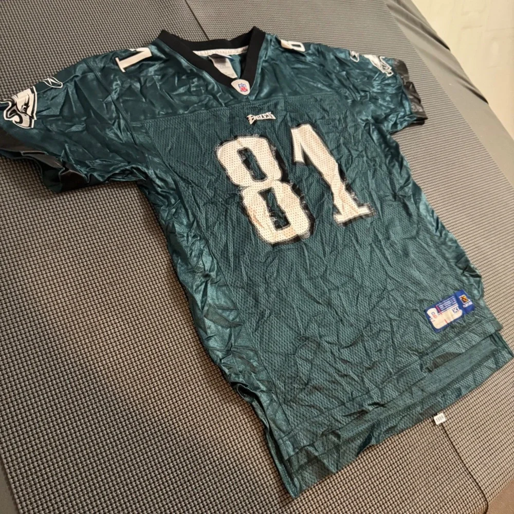 Reebok NFL Philadelphia Eagles Terrell Owens 81 Jersey Youth XL Green 18-20